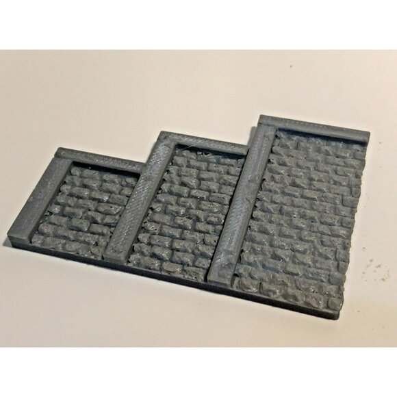 X2 N Scale Textured Wall For Stone Train Tunnel Portal - Model Railroad Scenery - Picture 2 of 3
